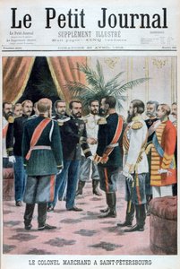 Colonel Jean-Baptiste Marchand in St Petersburg, Russia by Unbekannt