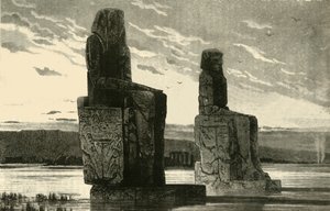 Colossal Statues at Thebes by Unbekannt