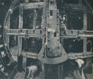 Compound Greathead Shield Destroying A Barrier Between Two Countries, c1935