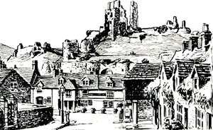 Corfe Village, 1929 by Unbekannt