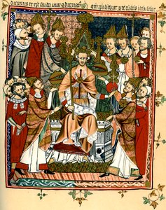 Coronation of a king