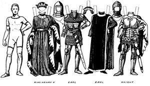 Costumes of Men and Women as Worn in the Period When Henry V Reigned by Unbekannt