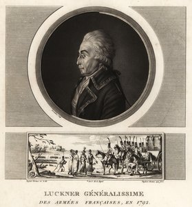 Count Nicolas Luckner, French Revolutionary general, executed in 1794