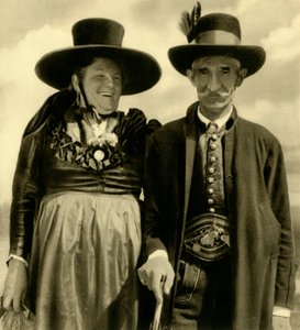 Couple in Traditional Dress, Sankt Lambrecht, Styria, Austria