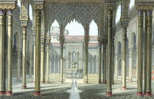 Court of the Lions, Alhambra Palace, Granada, Spain
