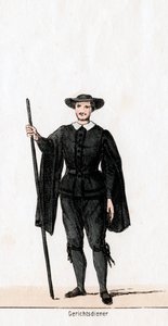 Court Usher, Costume Design for Shakespeare
