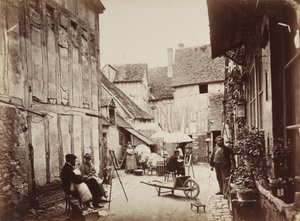 Courtyard with Painters