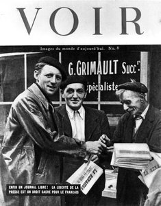 Cover of Voir Magazine, 1944 by Unbekannt