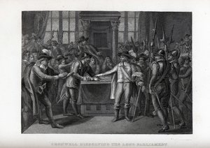 Cromwell dissolving the Long Parliament, 1882 by Unbekannt
