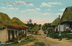 Cuba: Pueblo de Pescadores. Bohios. Fishing Village by Unbekannt