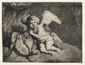 Cupid Resting, 1600s