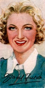 Dame Gracie Fields, English singer and comedian