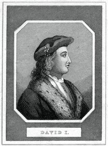 David I, King of Scotland by Unbekannt