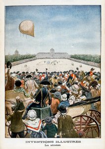 Departure of a balloon from Paris on 27th June 1783 by Unbekannt