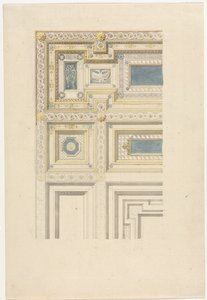 Design for Ornamental Ceiling by Unbekannt