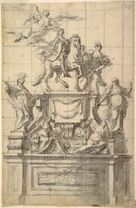 Design for a Monument to Emperor Charles VI of Naples by Unbekannt