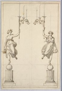 Design for a Pair of Candelabra by Unbekannt