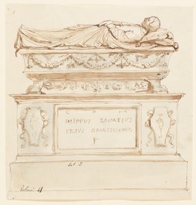 Design for a Sepulchral Monument for Filippo Lovazzi by Unbekannt