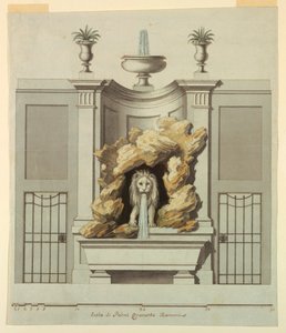 Design for a Wall Fountain