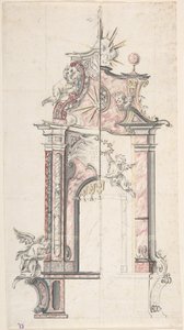 Design for an Altar with a Variant by Unbekannt