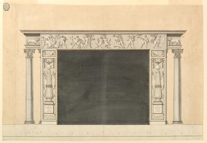 Design for the Elevation of a Mantelpiece