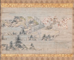 Detached Section from Scroll One from A Long Tale for an Autumn Night by Unbekannt