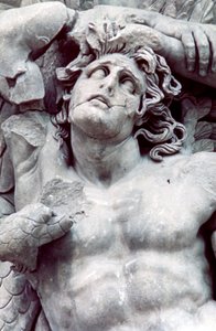 Detail from the Great Frieze of the Pergamon Altar by Unbekannt