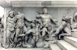 (Detail) from the Great Frieze of the Pergamon Altar by Unbekannt