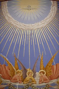 Angels (detail), Visitation Church, Ein Kerem, Israel by Unbekannt