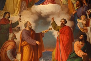 (detail) Saint Peter and Saint Paul, Turin, Italy