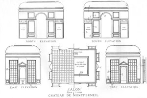 Details of the salons, Chateau de Montfermeil, Paris, 1924 by Unbekannt