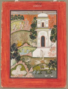 Devagandhara Ragini: An Ascetic in Retreat, from the Ragamala Series by Unbekannt