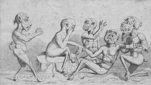 Devils at Home - Breathing a Vein, 19th Century