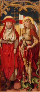 Saints Jerome and George by Unbekannt