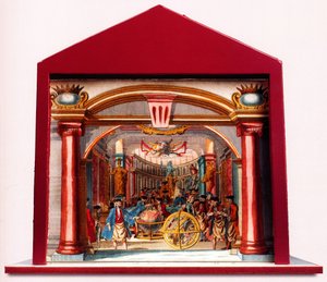 Diorama: Masonic Germany The Temple of Masonic Treasures, 1750