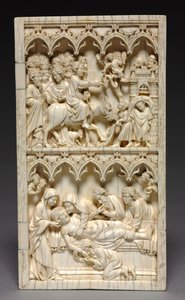 Diptych with Scenes from the Life of Christ (detail) by Unbekannt