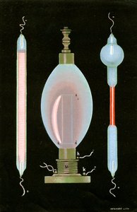 Discharge in Geissler Tubes Containing Rarefied Gases, 1887