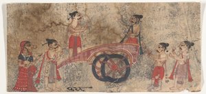Disputations on a Chariot, 1650-60 by Unbekannt