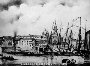 Docks of San Francisco by Unbekannt