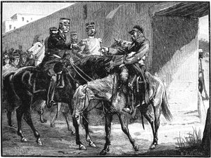 Dr. Brydon Arriving at Jelalabad with News of British Deaths, First Anglo-Afghan War, 1842