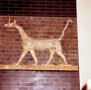Dragon Sacred to the God Marduk (detail), Ishtar Gate by Unbekannt