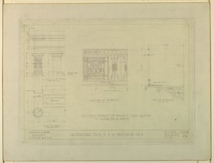 Drawing, Alterations to 14 15 16 Washington Square North, Sketch No. 24