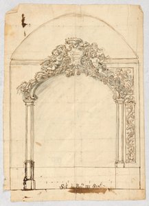 Sculptural Overdoor