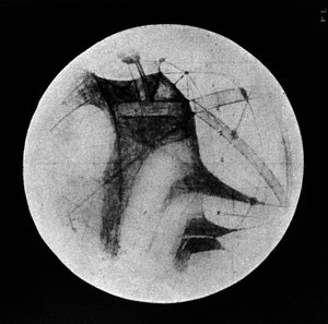 Drawing of Mars Showing 