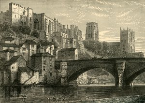 Durham from the River by Unbekannt
