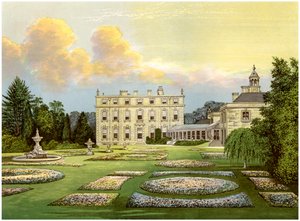 Dytchley House, Oxfordshire, Home of Viscount Dillon, c. 1880