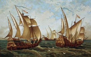 Boats from the Time of the Discoverers by Unbekannt