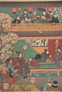 Early Evening in Yoshiwara Inn