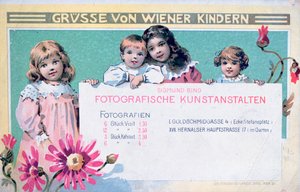 Early Viennese Photographers Advertising Card