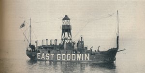 East Goodwin Lightship One and a Half Miles East of the Goodwin Sands